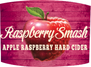 Tap handle magnet: Raspberry Smash Hard Cider.