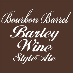 Bourbon Barrel Barley Wine Style Ale 2" x 2" tap handle magnet.