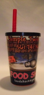 Food Shack 12oz souvenir kids' cup for restaurant.