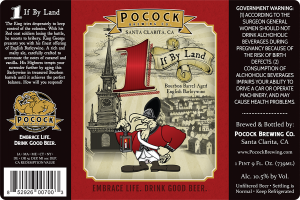 Pocock Brewing Co. 22oz beer label.