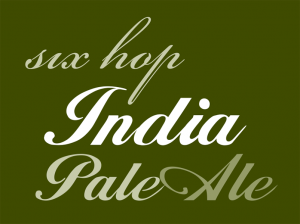 Six Hop India Pale Ale 1.125" x 1.5" tap handle magnet.