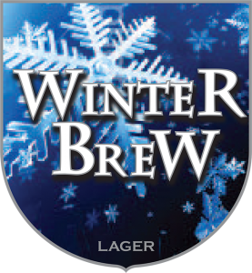 Sprecher tap handle decal: Winter Brew Lager.