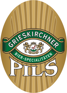 Wein Bauer Inc. Grieskirchner Bier Specialitaten Pils label.