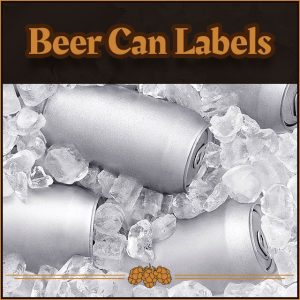 16oz Beer Can Labels.